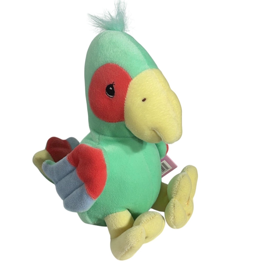 Precious Moments Tender Tails Parrot Plush 1999 Special Limited Edition Green 6"